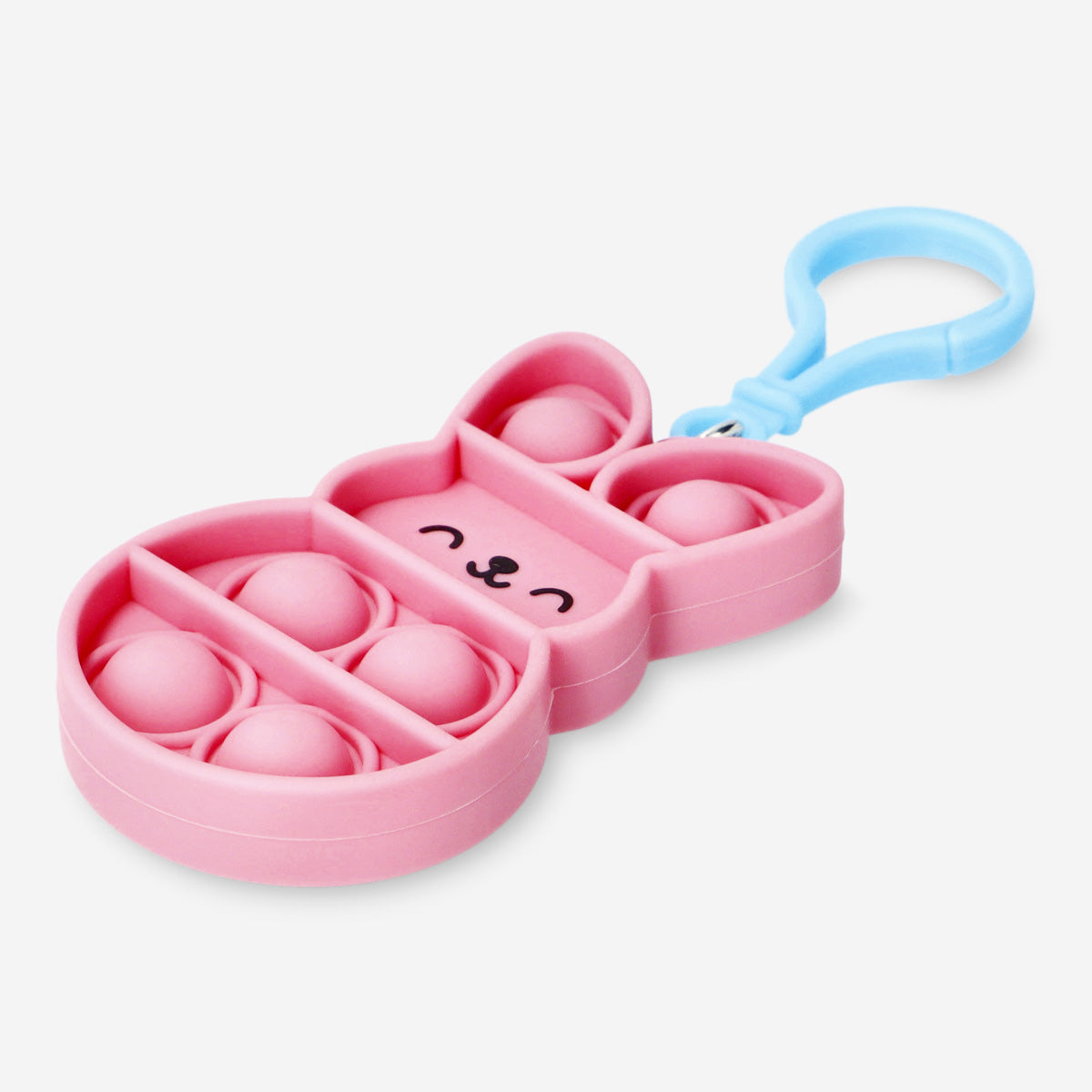 KEYCHAIN PRESS CLICKING TOY BUNNY