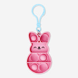 KEYCHAIN PRESS CLICKING TOY BUNNY