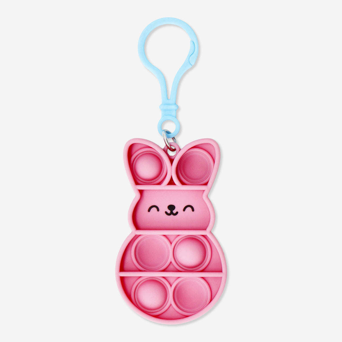 KEYCHAIN PRESS CLICKING TOY BUNNY