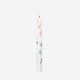 CANDLE LED H: 24CM DIA 2,2CM W. FLOWER PRINT