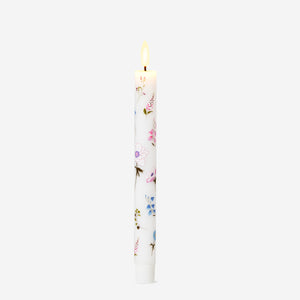 Çiçek Desenli LED Mum 24 cm