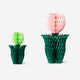 TABLE DECORATION PAPER FLOWERS 2PC