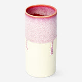 VASE CYLINDER DIA 5,5 CM RUNNING GLAZE