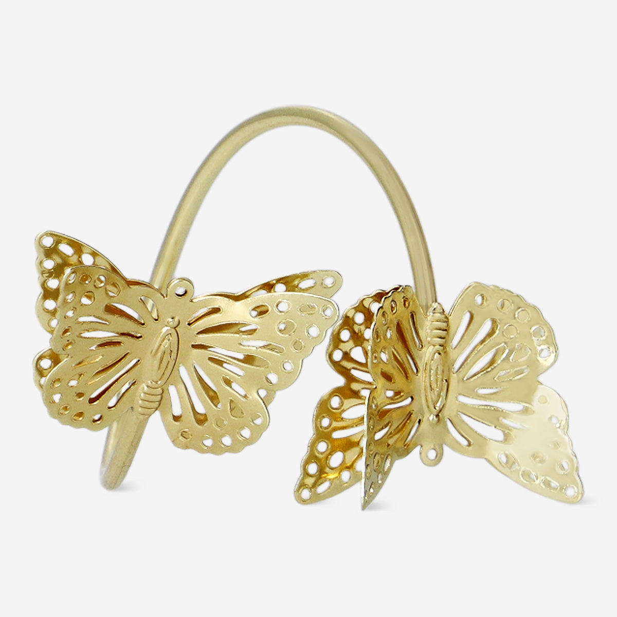 NAPKIN RING BUTTERFLY SHAPE GOLD
