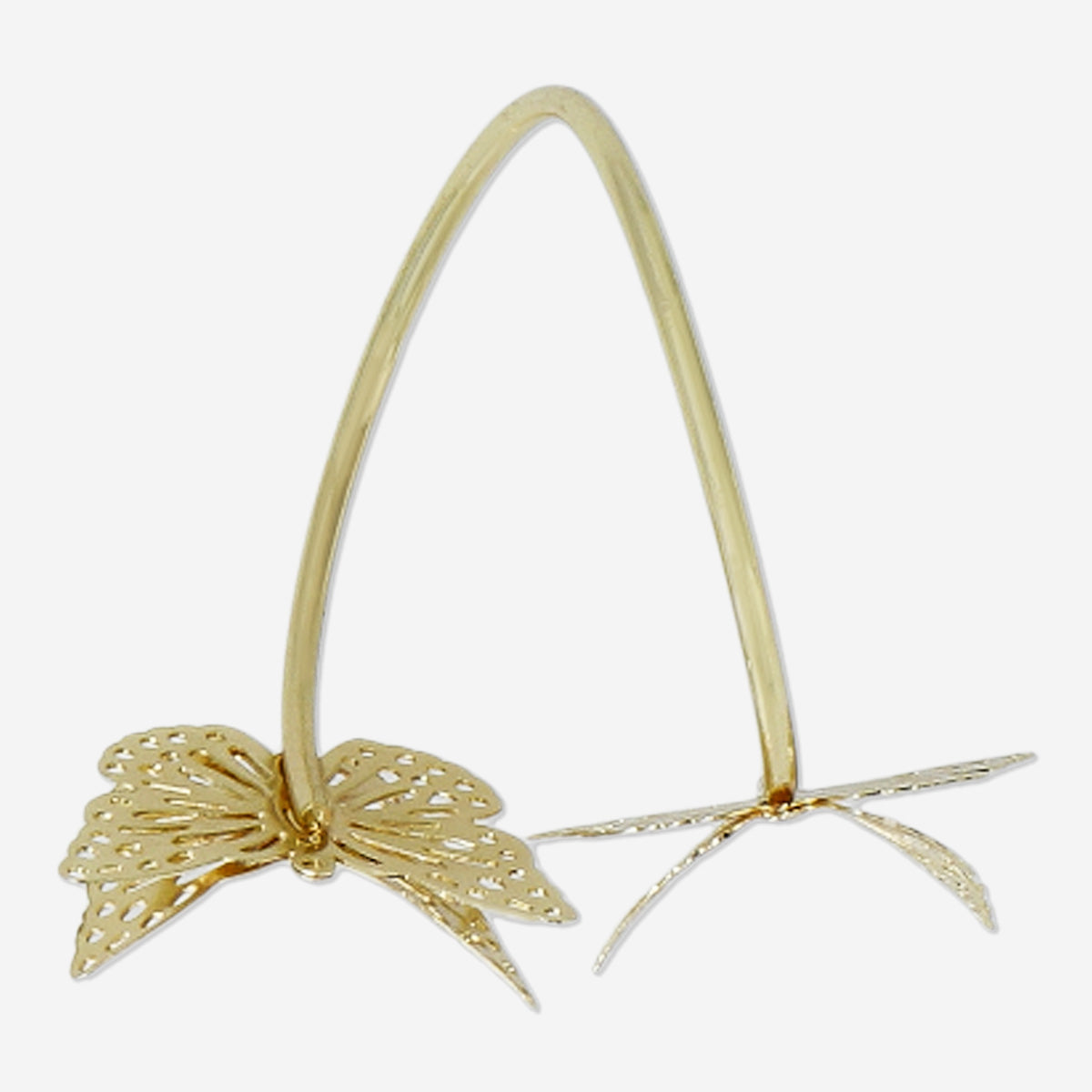 NAPKIN RING BUTTERFLY SHAPE GOLD