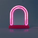 Pembe LED Işıklı Masa Aynası