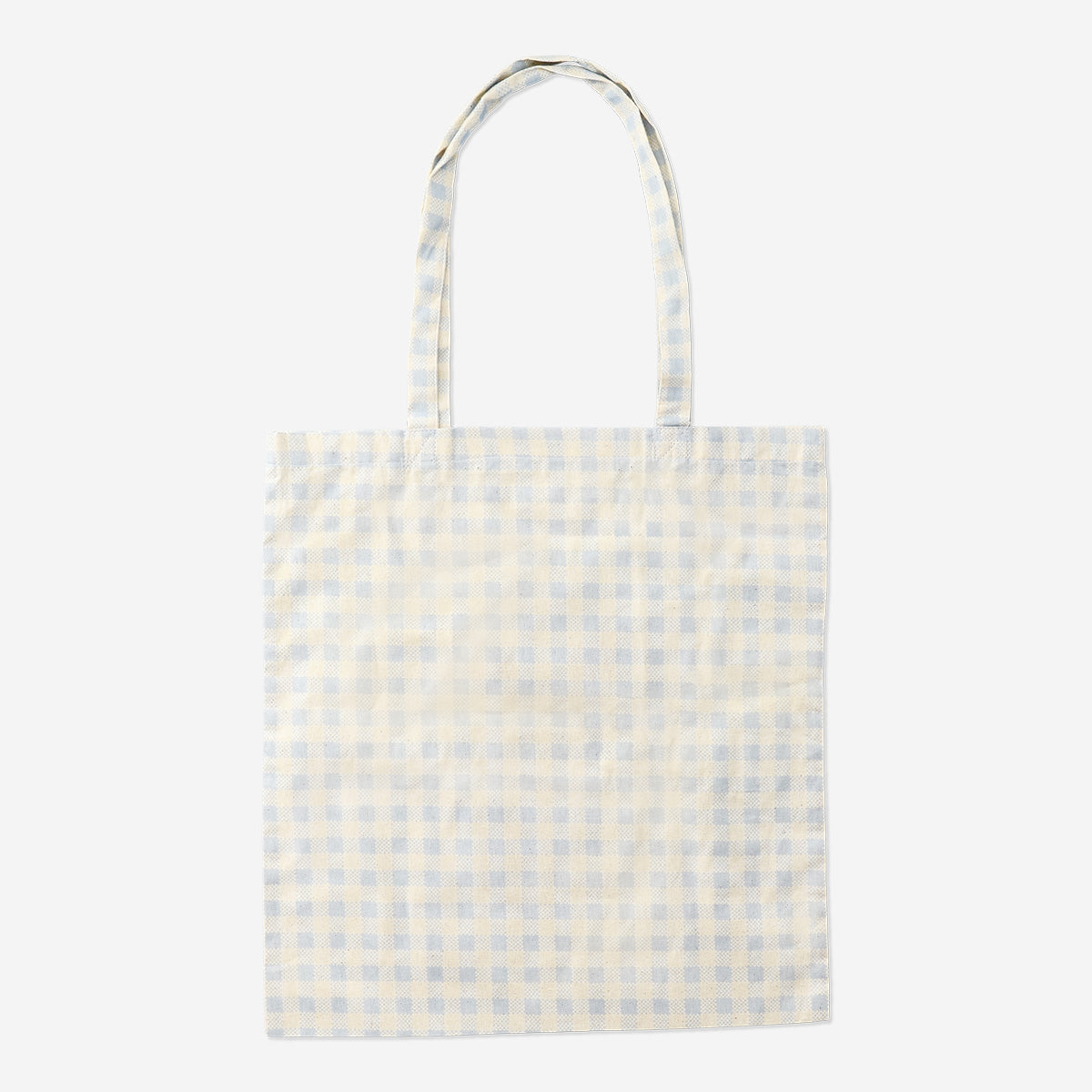 TOTE BAG BUNNY BLUE CHECKS