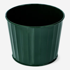 Koyu Yeşil Çinko Saksı 10 cm x 8 cm
