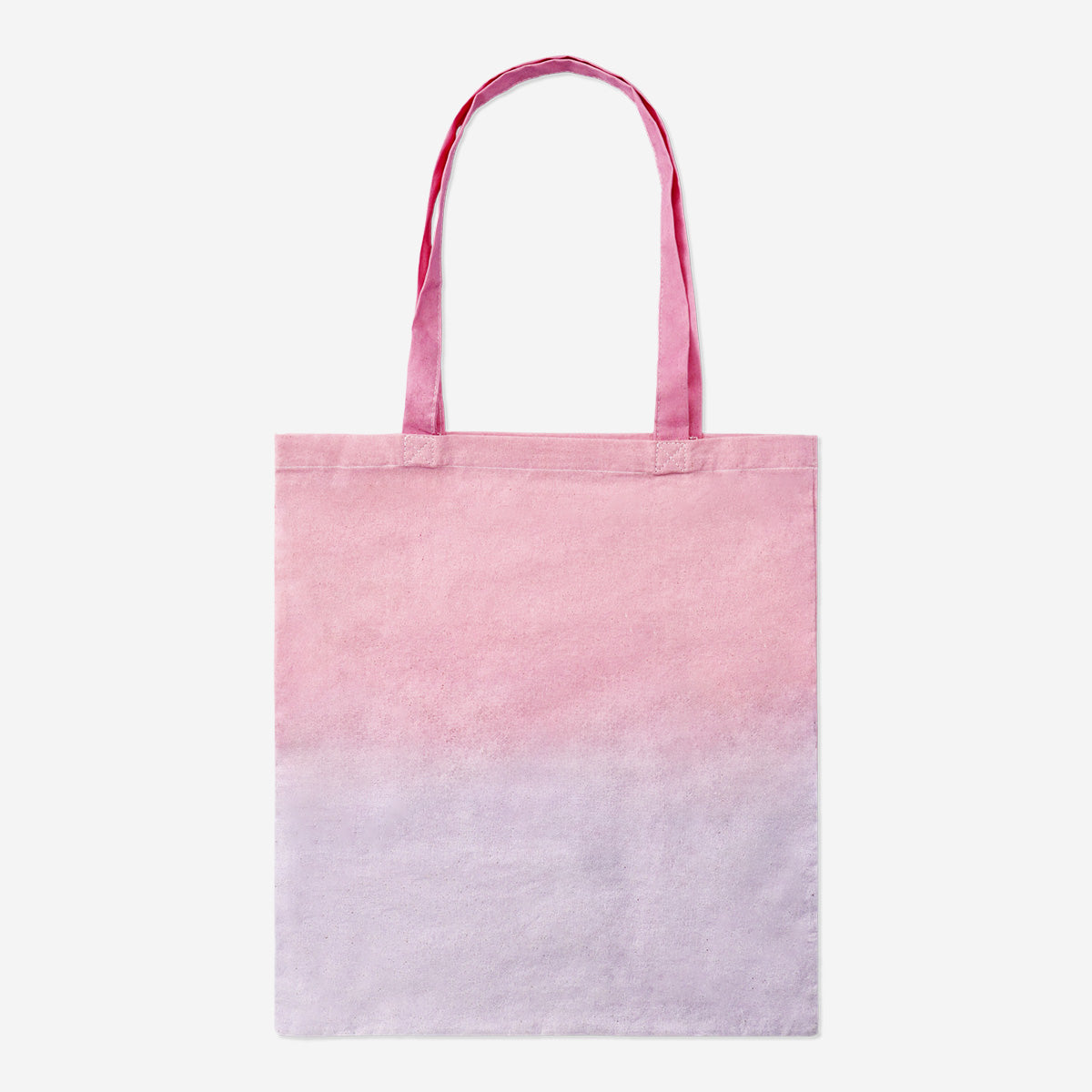 Pembe Renk Geçişli Bez Çanta