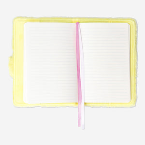 Sarı Peluş Tavuk Kaplamalı A5 Defter