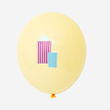 6'lı Hayvan Desenli Çok Renkli Balon Seti