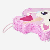 Pembe Unicorn Şeklinde İçi Doldurulabilir Duvar Süsü