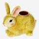 CANDLE HOLDER BUNNY BROWN