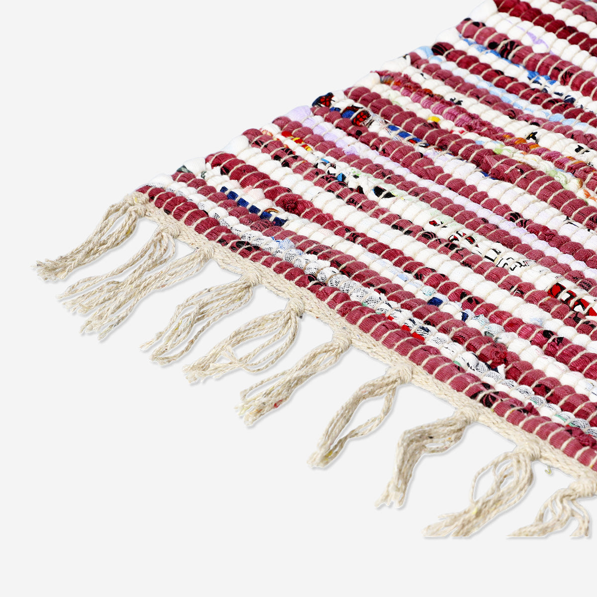 Çizgili Pamuk Kilim 40 cm x 60 cm