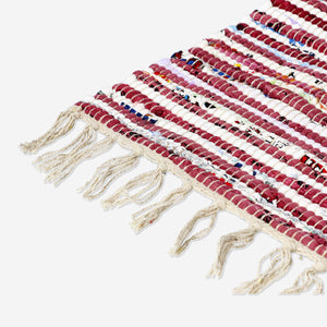 Çizgili Pamuk Kilim 40 cm x 60 cm