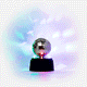 ROTATING DISCO LIGHT FOR TABLE WITH COLOUR LIGHT