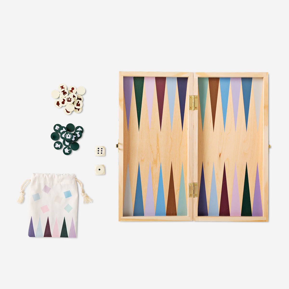 GAME BACKGAMMON & CHECKERS 2 IN 1