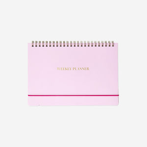 Pembe Haftalık Masaüstü Planlayıcı