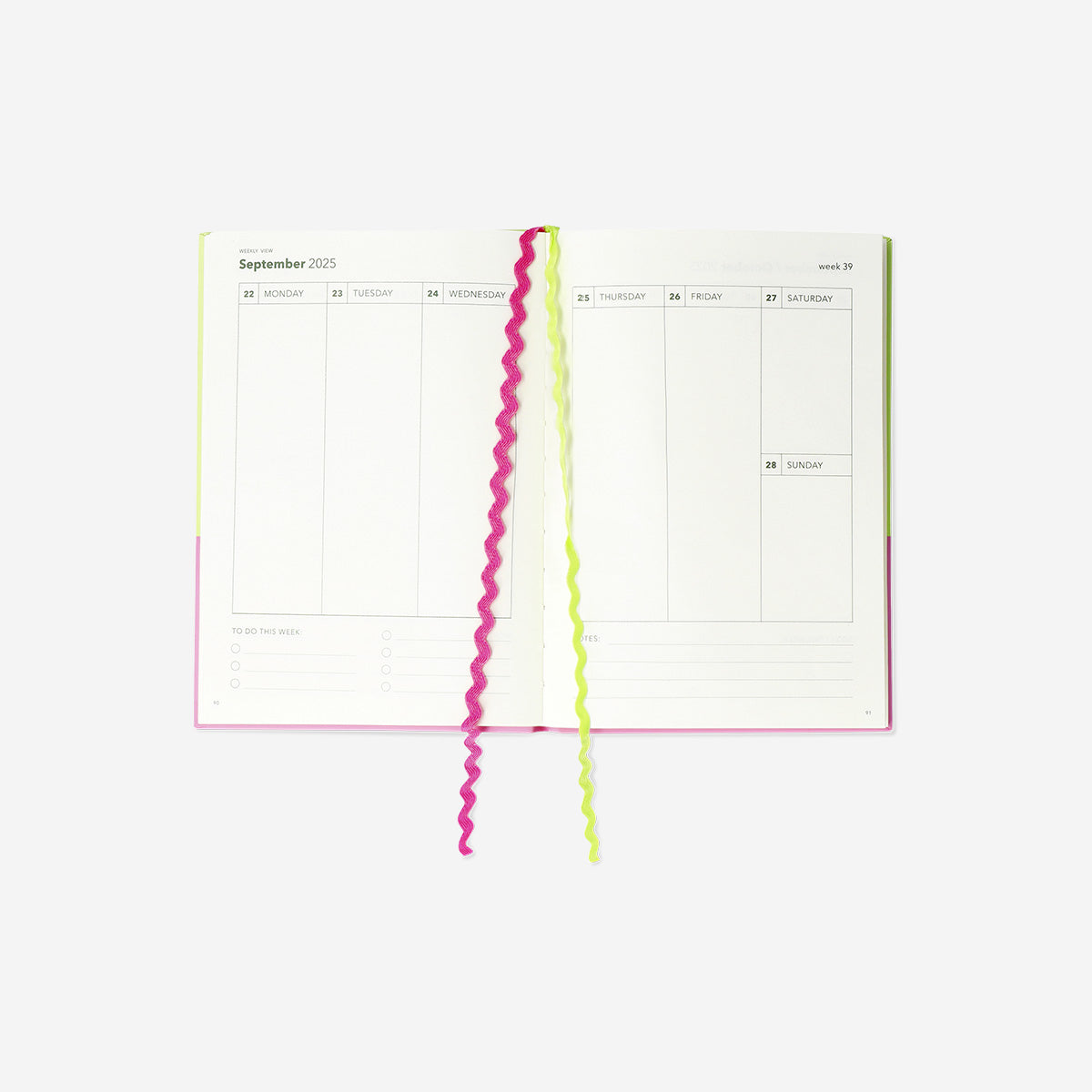 18 Aylık Çalışma Planlayıcı Defter
