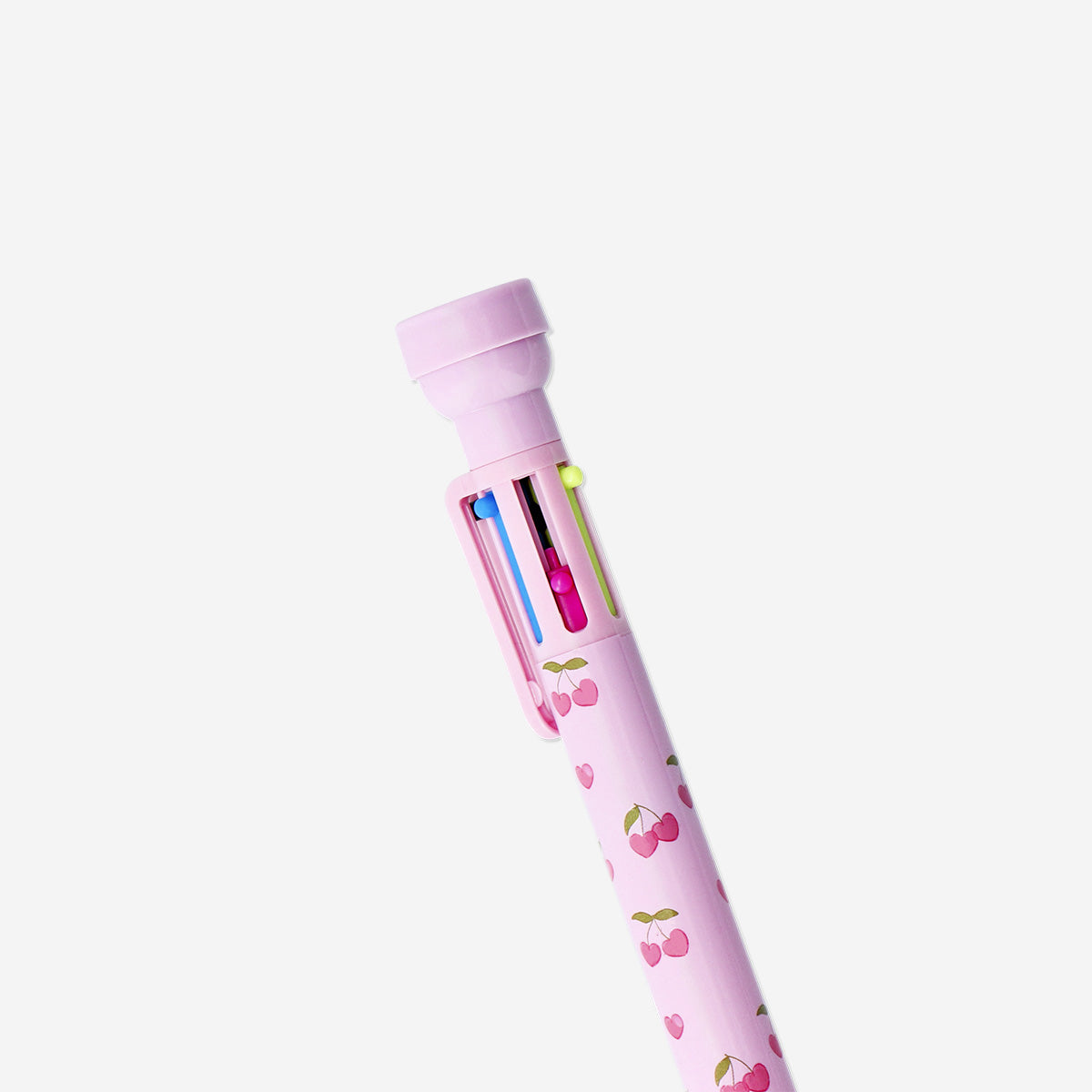 Pembe Çoklu Uçlu Damga Detaylı Tükenmez Kalem