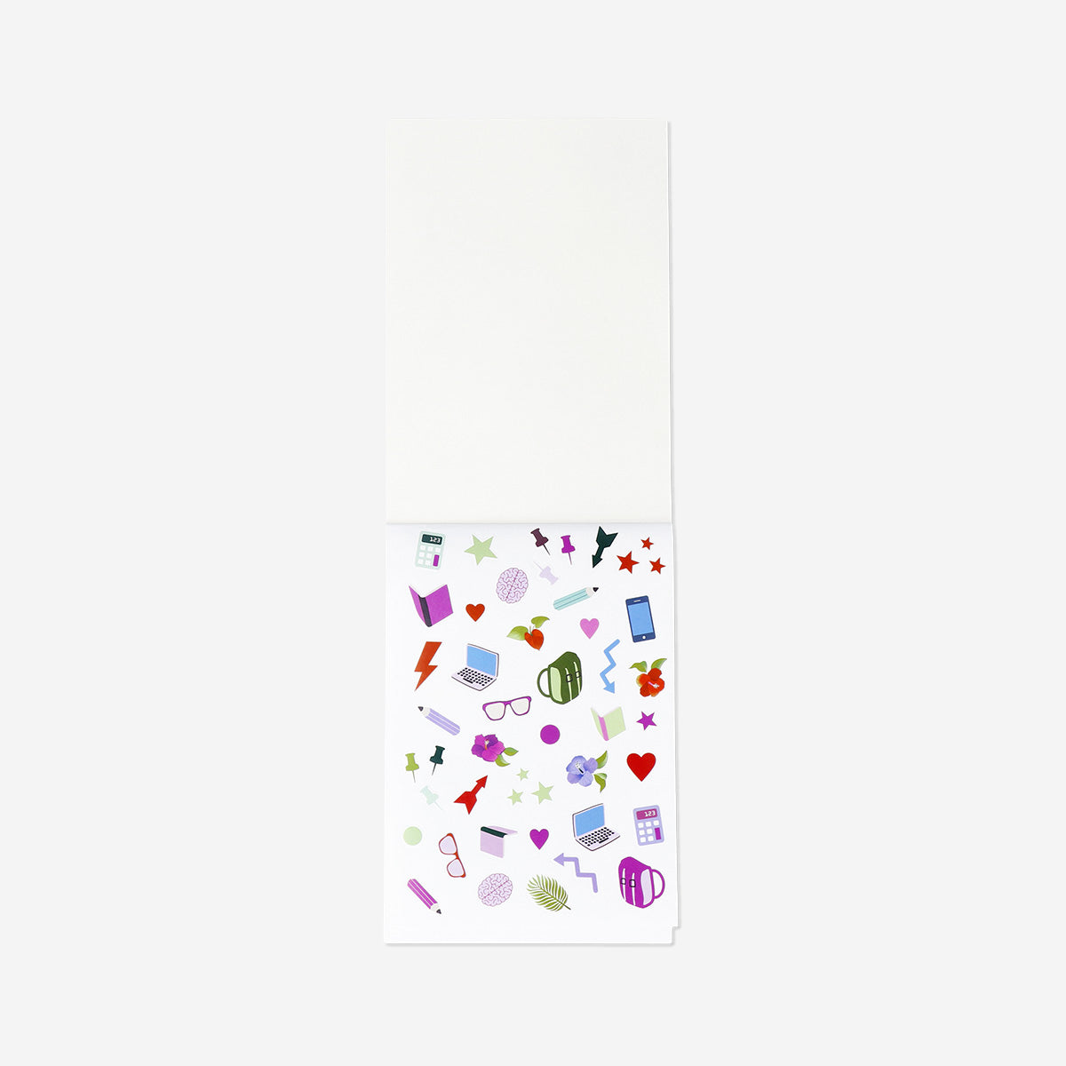20 Sayfalı Çok Renkli Sticker Seti