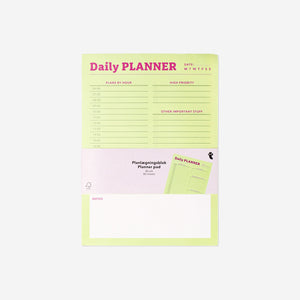 Yeşil Günlük Planlayıcı Not Defteri