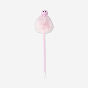 Pembe Ponpon Detaylı Tükenmez Kalem