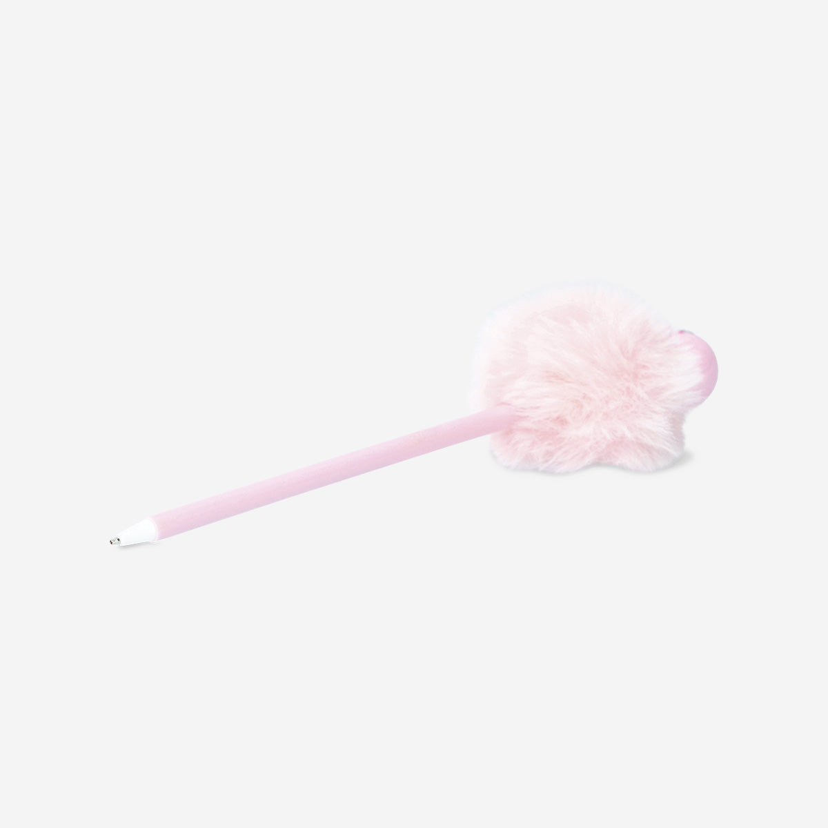 Pembe Ponpon Detaylı Tükenmez Kalem