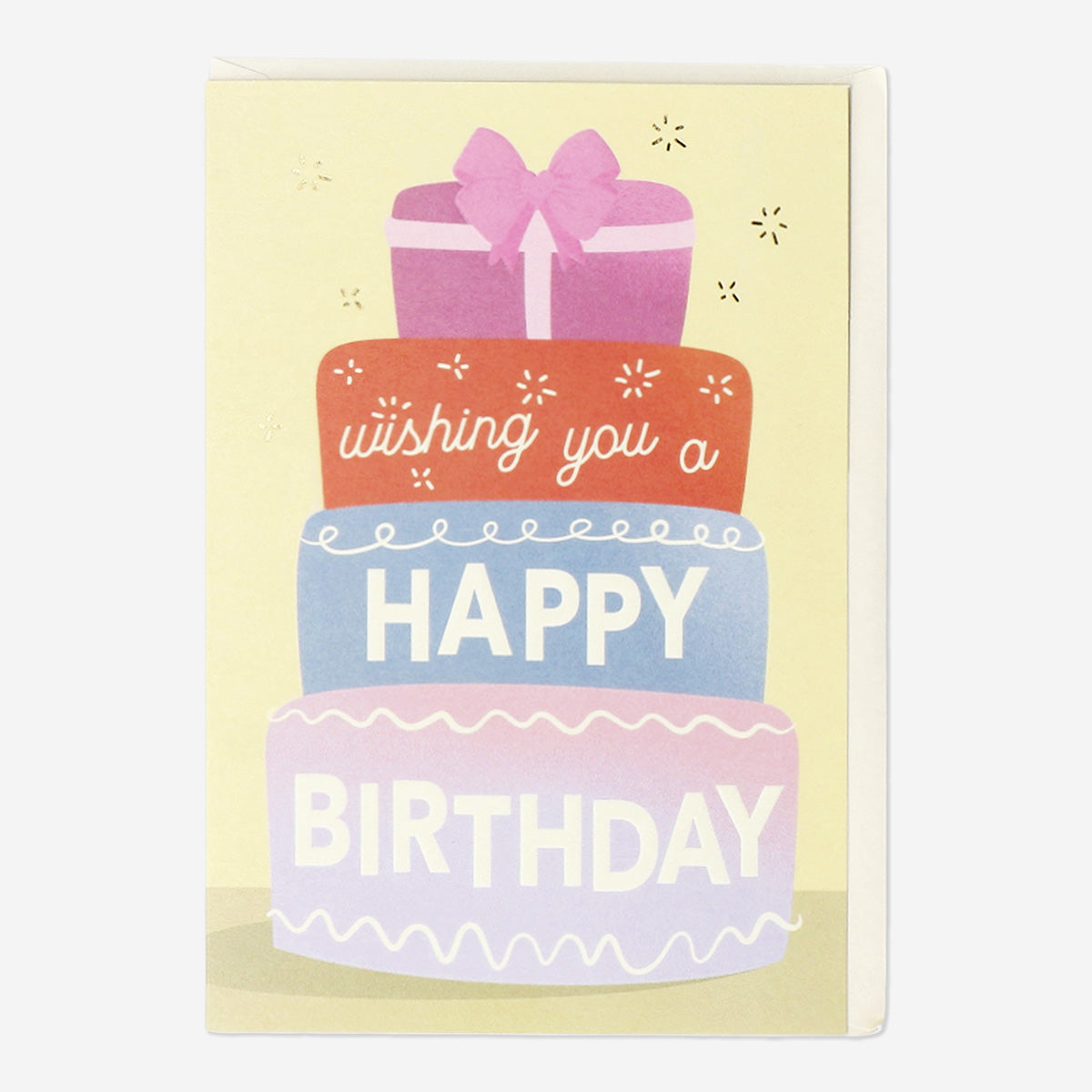 CARD W ENVELOPE CAKE