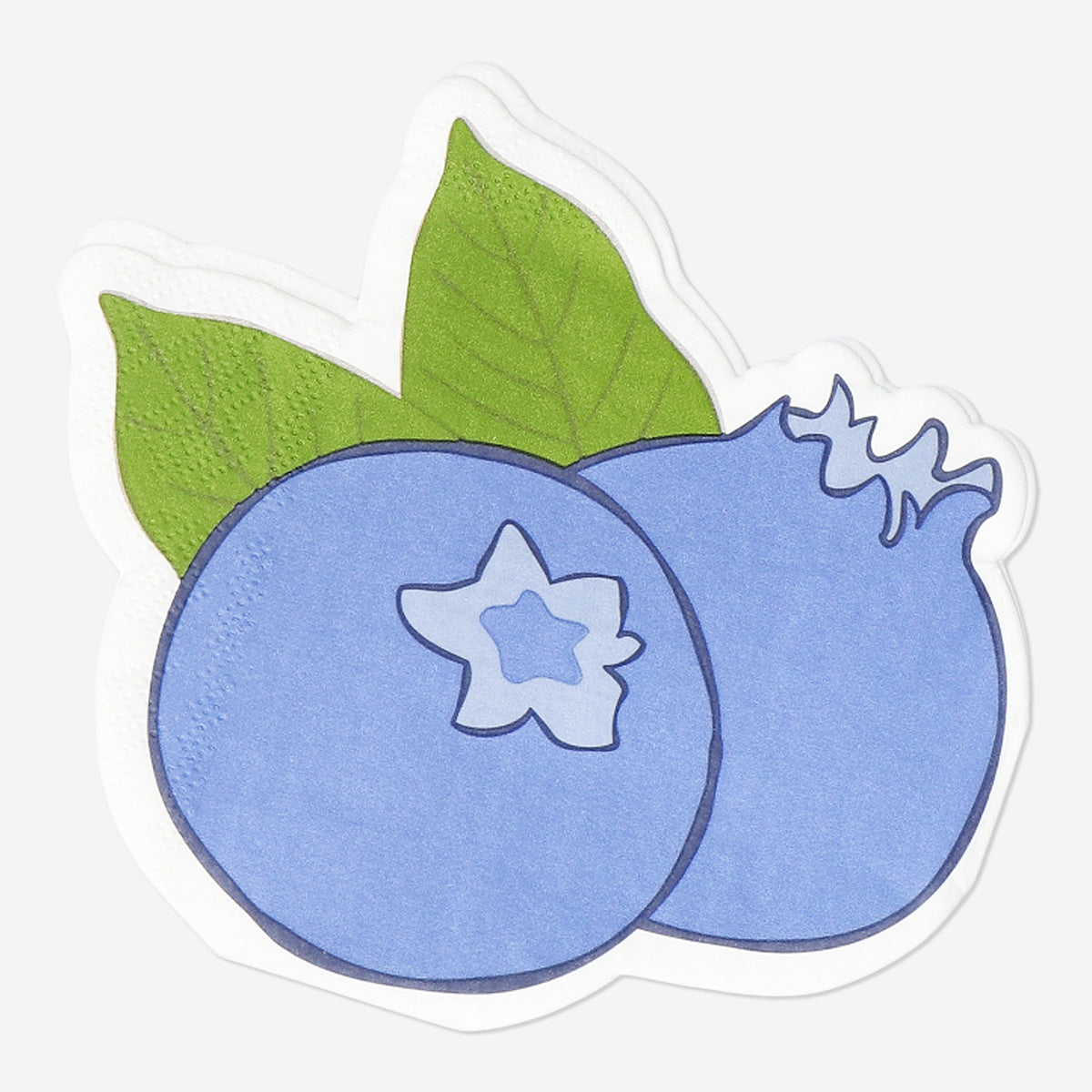 NAPKIN SHAPED AS BLUEBERRY 16PCS