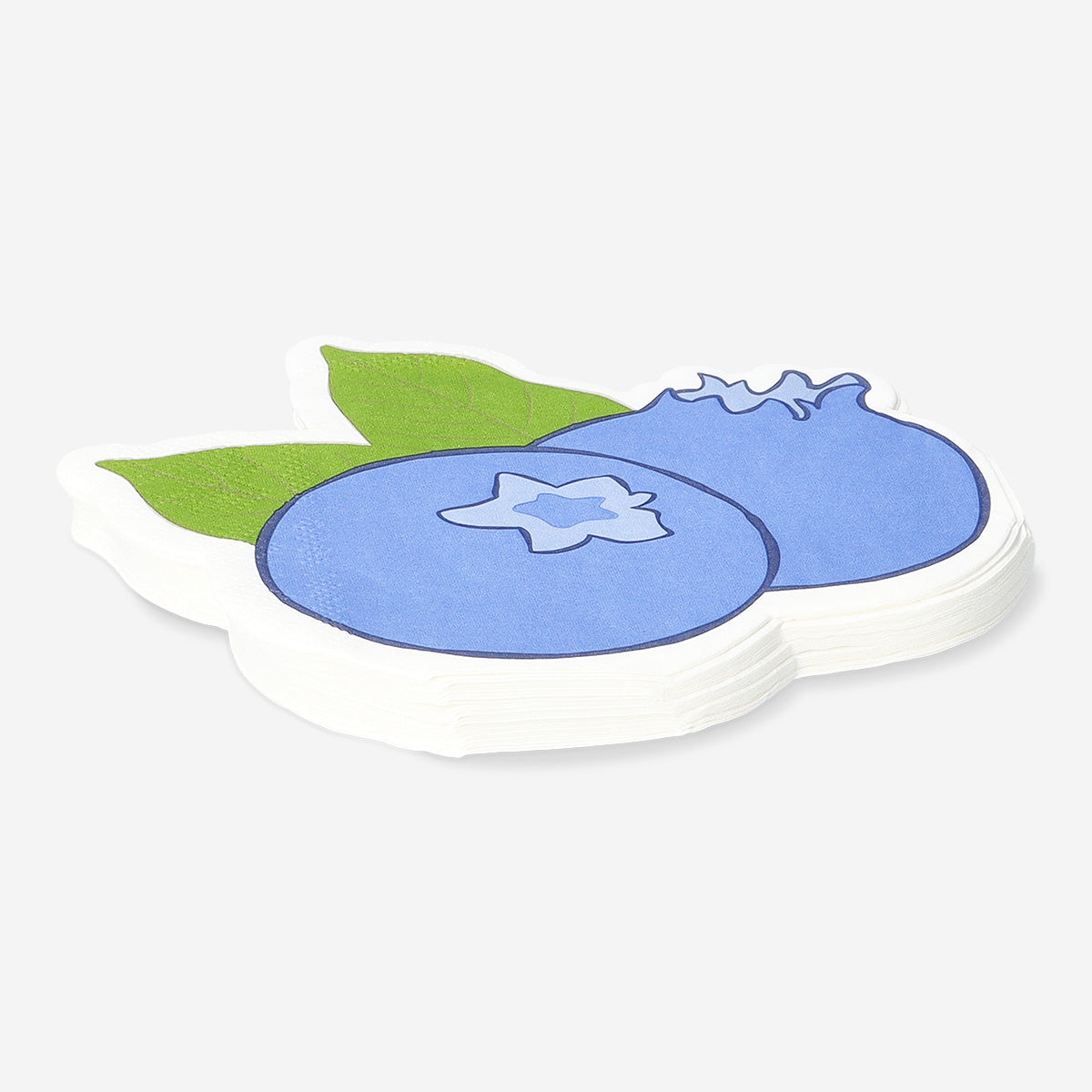 NAPKIN SHAPED AS BLUEBERRY 16PCS