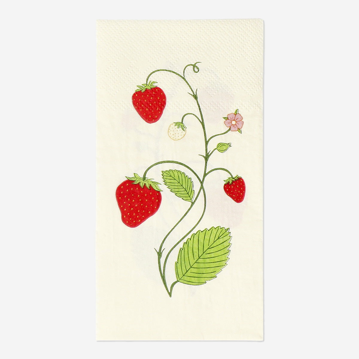 NAPKIN COCKTAIL STRAWBERRY AOP 16PCS