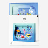 CARD W ENVELOPE SEA CREATURES