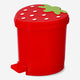 DUSTBIN RECYCLED AS STRAWBERRY