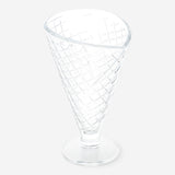 ICE CREAM BOWL GLASS D9,5XH16,5CM