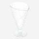 ICE CREAM BOWL GLASS D9,5XH16,5CM