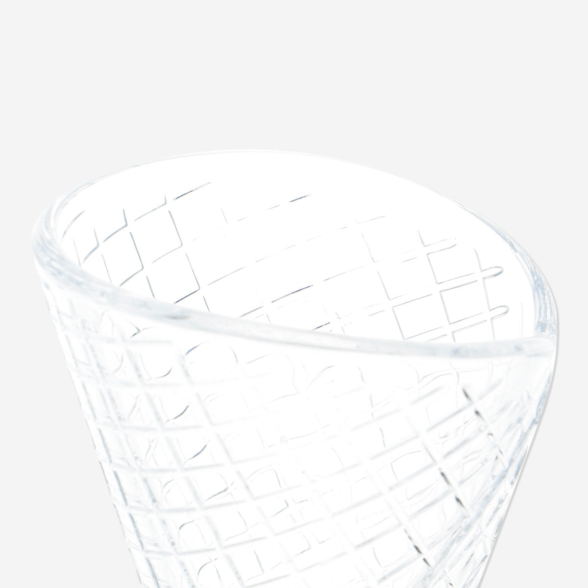 ICE CREAM BOWL GLASS D9,5XH16,5CM