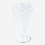 ICE CREAM BOWL GLASS D9,5XH16,5CM