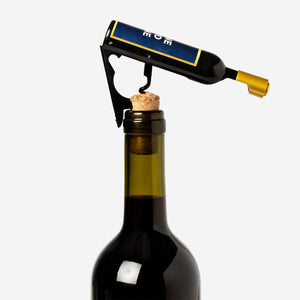 OPENER WINE BLACK WINE GOLD TOP SMALL