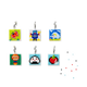 DIY KEYRINGS BEADS PIXEL SET