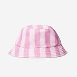 Pembe Çizgili Bucket Şapka