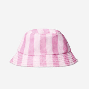 Pembe Çizgili Bucket Şapka