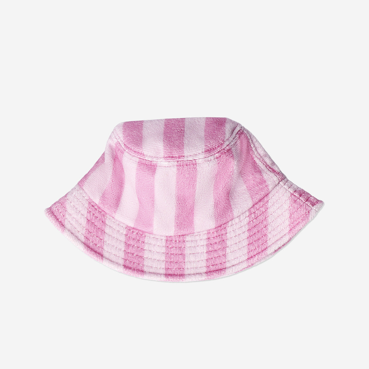 Pembe Çizgili Bucket Şapka