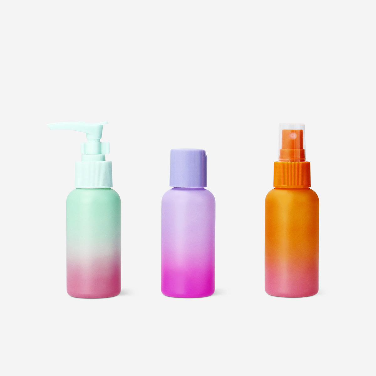 3'lü Yaz Temalı Seyahat Şişe Seti 80 ml