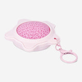 HAIRBRUSH FOLDABLE STARFISH W MIRROR