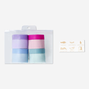CONTAINERS FOR TRAVEL W STICKERS IN EVA BAG 20G 4PC