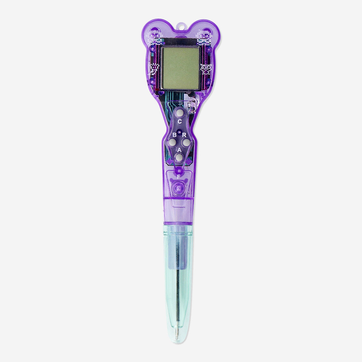 PEN WITH GAMES PURPLE