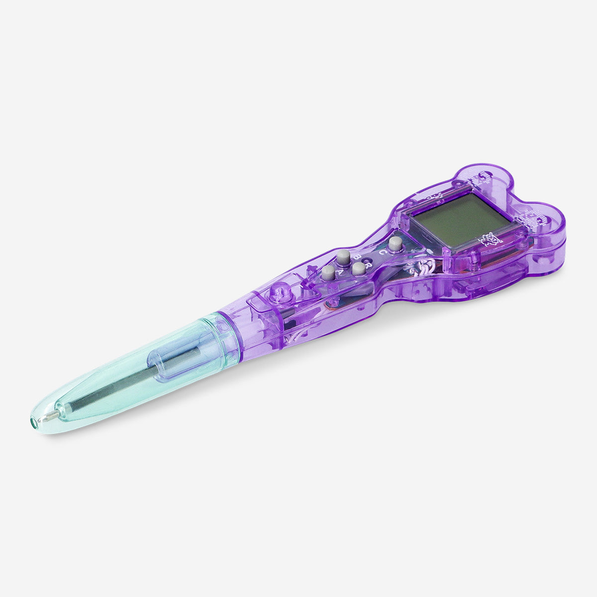 PEN WITH GAMES PURPLE