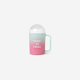 Pembe Yeşil Buzlu İçecek Yapma Bardağı 330 ml