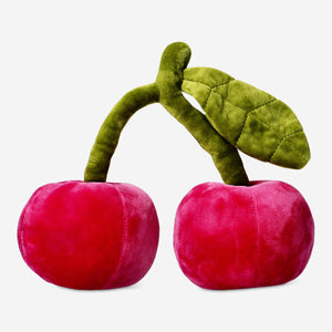 Pembe Kiraz Şeklinde Peluş Yastık